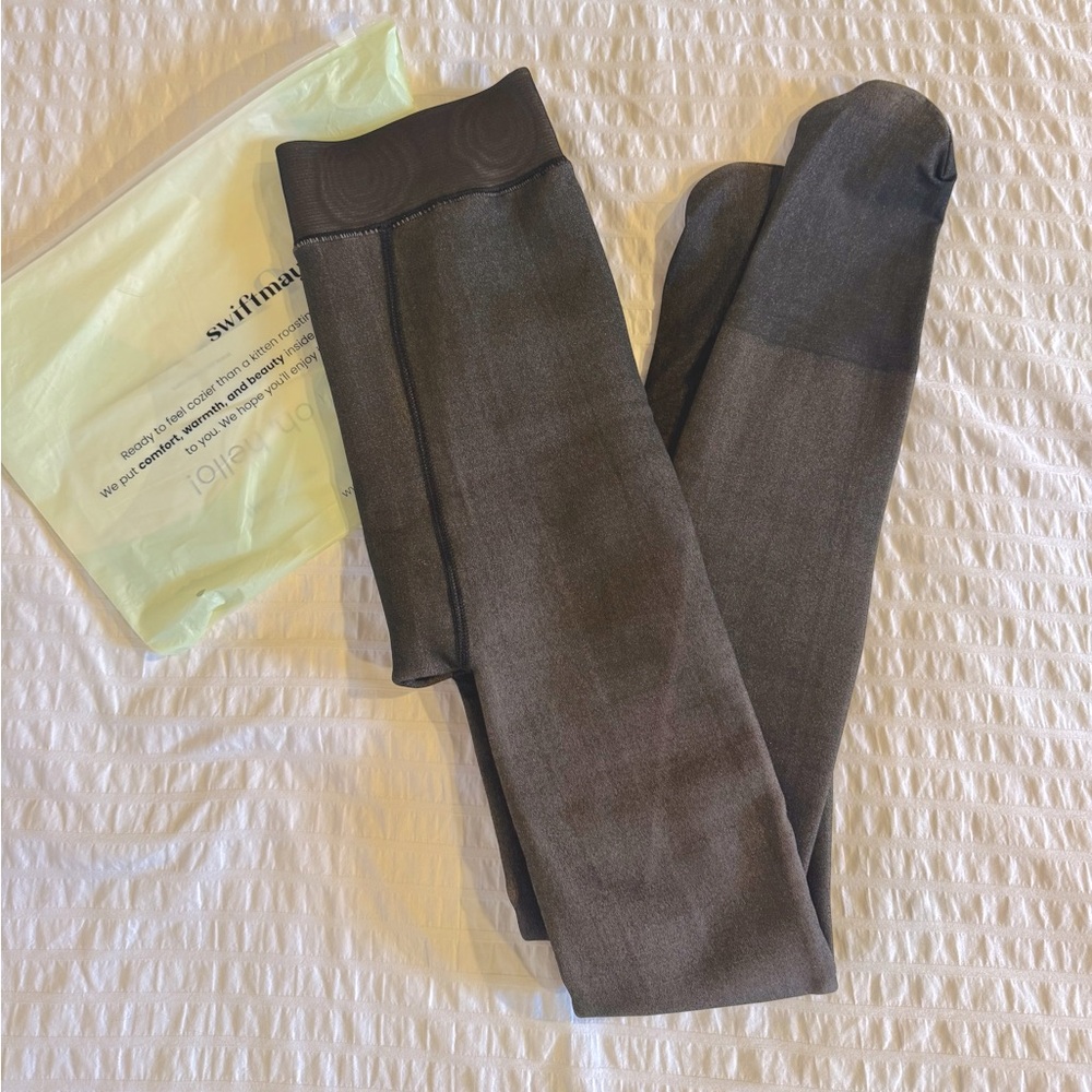 Sheer Look Fleece Tights